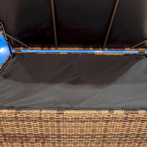 Сундук для хранения Royal Family Karl 120 c колесиками коричневый фото 10