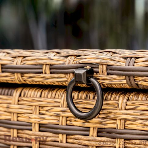 Сундук для хранения Royal Family Karl 120 c колесиками коричневый фото 3