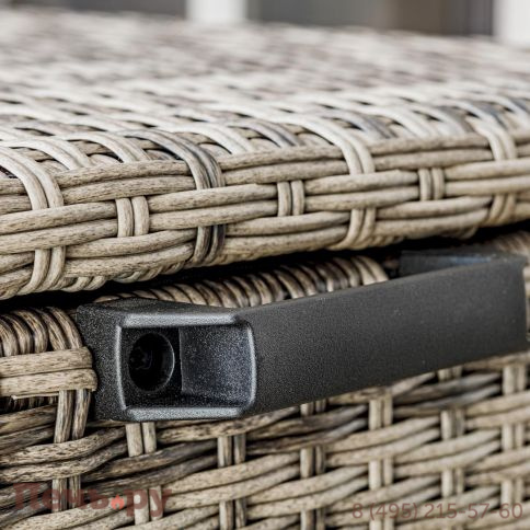 Сундук для хранения Royal Family Karl 120 c колесиками серый фото 4