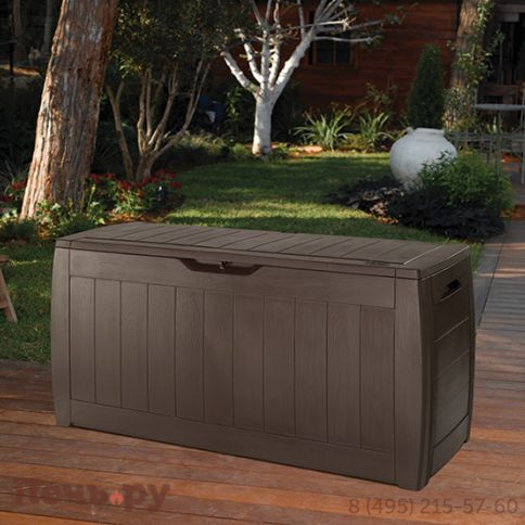 Сундук Keter Голливуд (Hollywood) 270л., коричневый фото 5