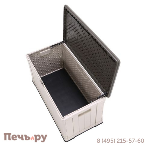 Сундук пластиковый Gardeck Sand and Brown 439 л, бежево-коричневый фото 5