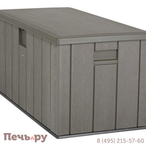 Сундук пластиковый Gardeck WoodLook, 570 л, серый фото 5
