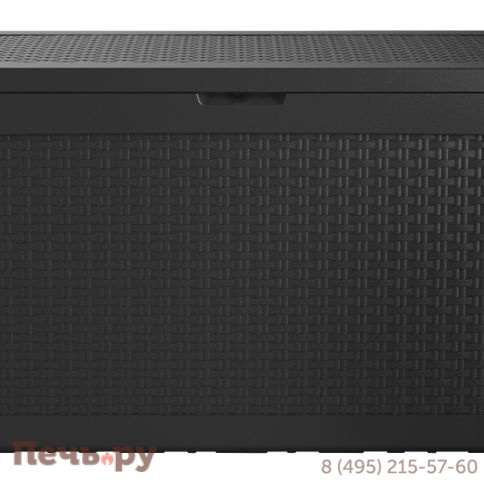 Сундук Keter Самоа (SAMOA RATTAN BOX) 270л, графит фото