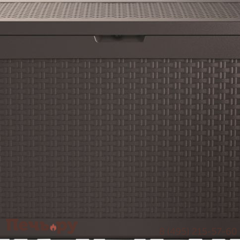 Сундук Keter Самоа (SAMOA RATTAN BOX) 270л, коричневый фото