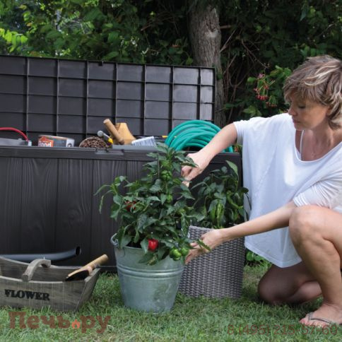 Сундук Keter Шервуд (SHERWOOD) 270л., графит фото 2