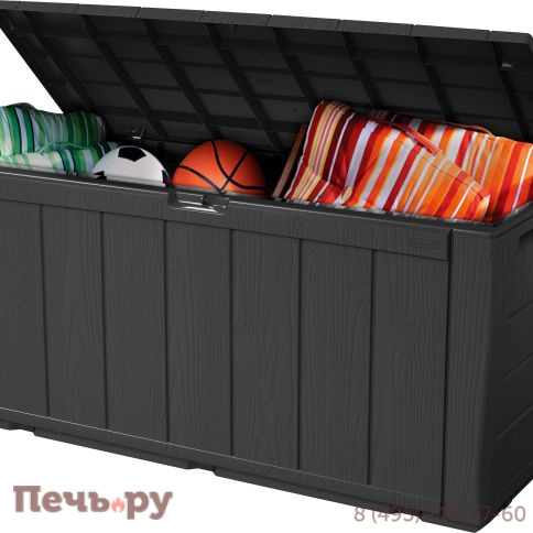 Сундук Keter Шервуд (SHERWOOD) 270л., графит фото 3