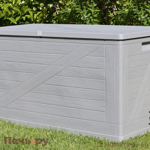 Сундук Gardeck WoodLine, 420 л Светло-серый фото 5