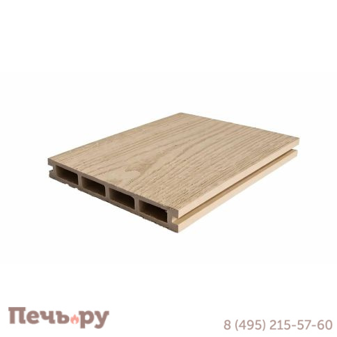 Террасная доска МПК (Лайт)  22х140х3000 Бежевый фото
