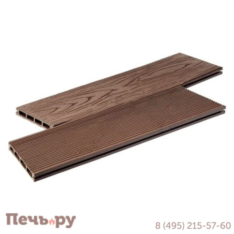 Террасная доска МПК (Лайт)  22х140х3000 Бронза фото