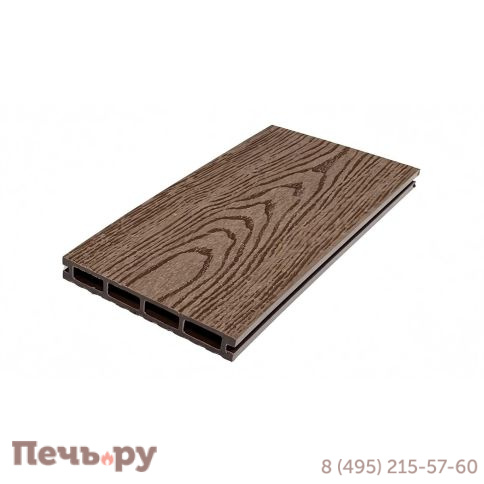 Террасная доска МПК (Лайт)  22х140х3000 Шоколад фото