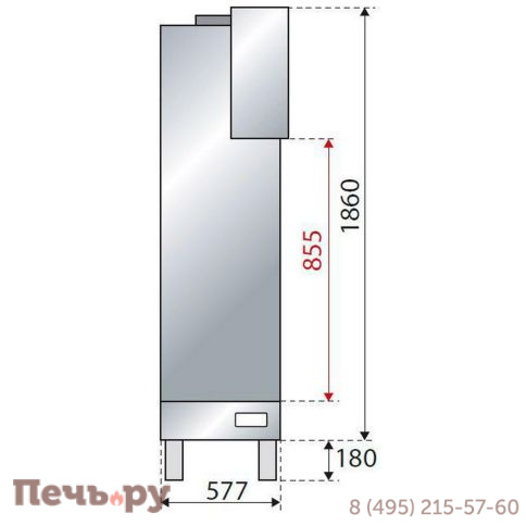 Топка каминная Axis Zénith 800 simple face WS Black фото 3