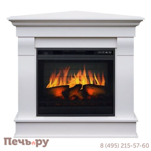 Угловой портал Royal Flame Monaco (разборный) Бьянко под очаг Vision 23 EF LED 3D FX/ Vision 23 EF LED FX/ Emerald 23 фото 3