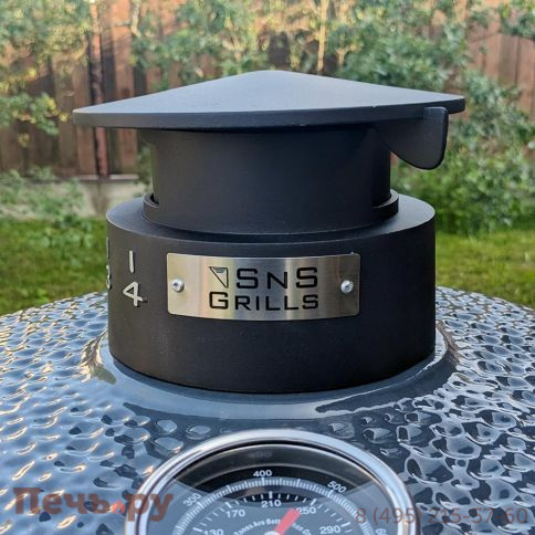Угольный гриль керамический SnS Grills Slow N Sear Deluxe Kamado Gen 2, 57 см фото 4
