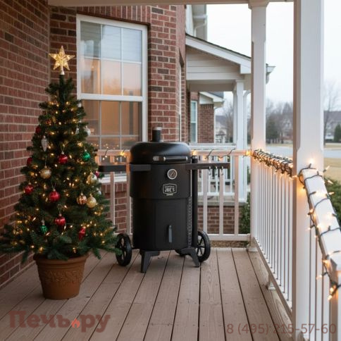 Угольный гриль коптильня Oklahoma Joe's Drum Bronco 2.0 фото 2