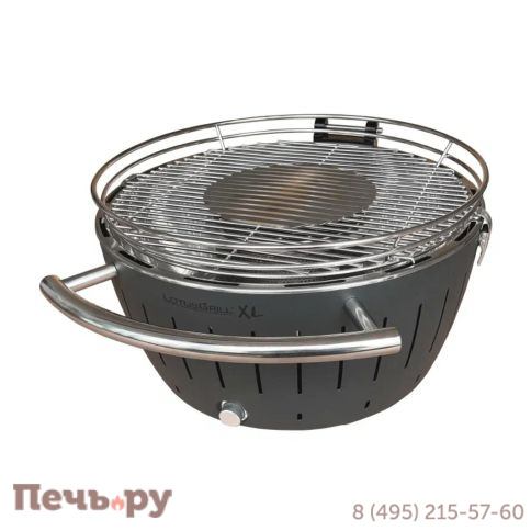 Угольный гриль Lotus Grill XL Garden-Set Anthracite Grey фото 2