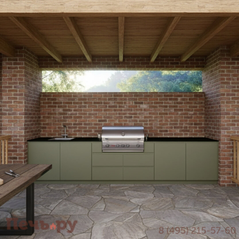 Уличная гриль кухня Астов №3 фото 6