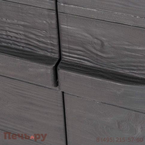 Уличный шкаф Gardeck 2х дверный глубокий Woodys XL (4 полки), антрацит фото 10