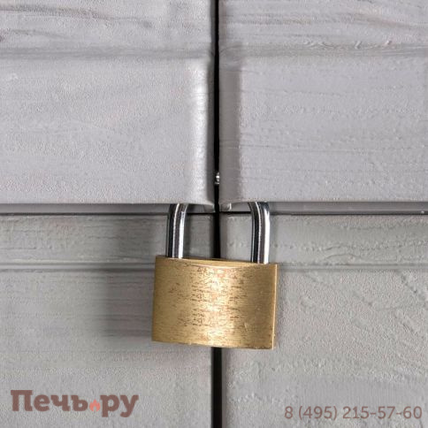 Уличный шкаф Gardeck 2х дверный глубокий Woodys XL (4 полки), светло-серый фото 11