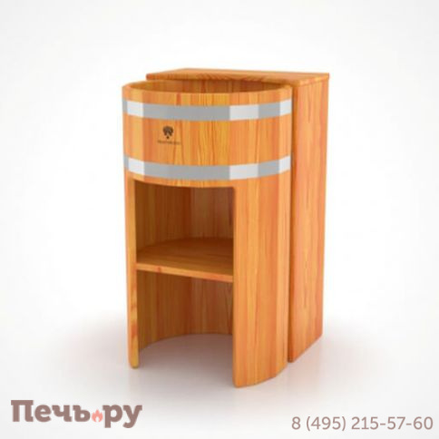  Умывальник BentWood из лиственницы, стойка прямая фото