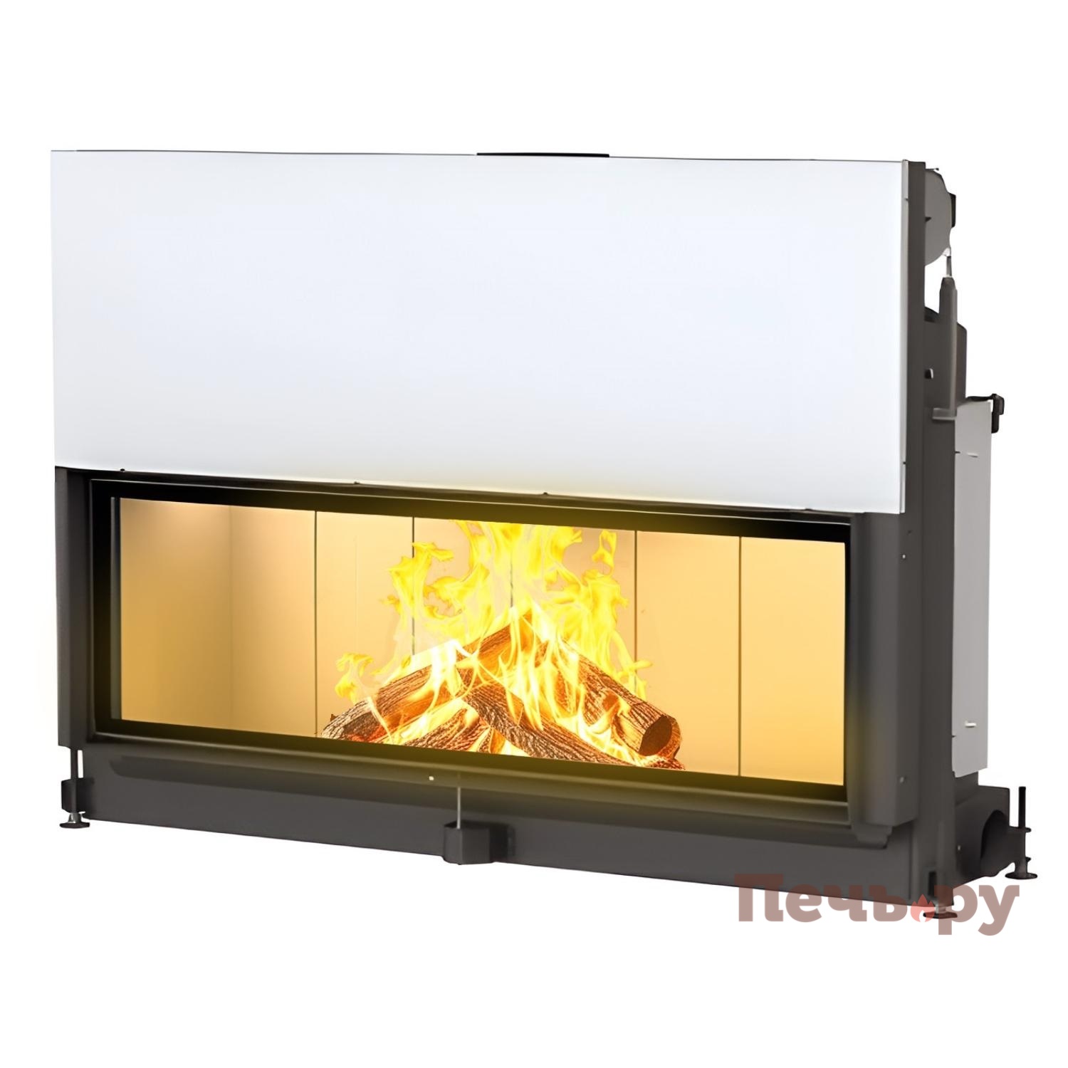 Каминная топка Brunner Architektur-Kamin 53/166 с подъемом видео