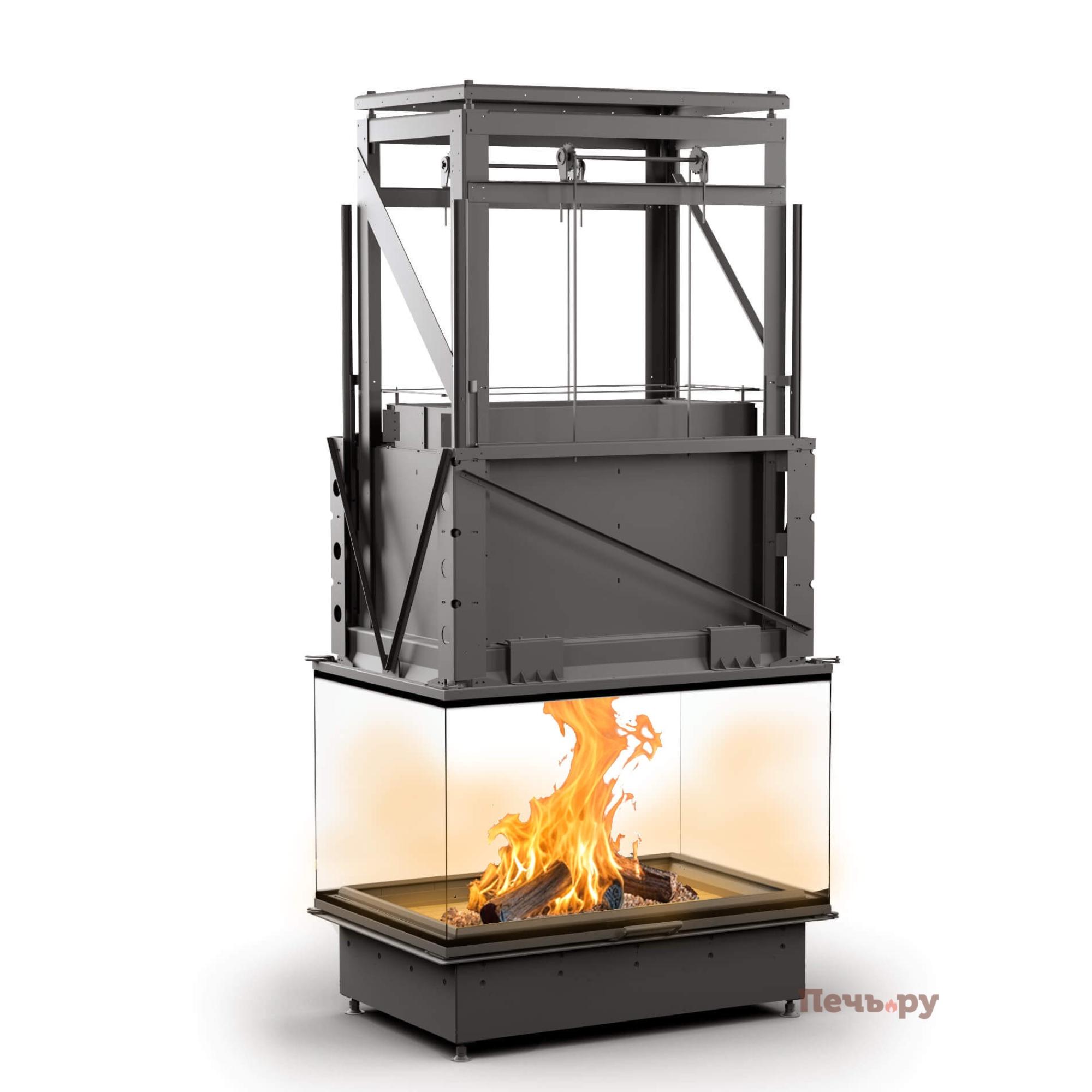 Каминная топка Астов П4С 12080 видео