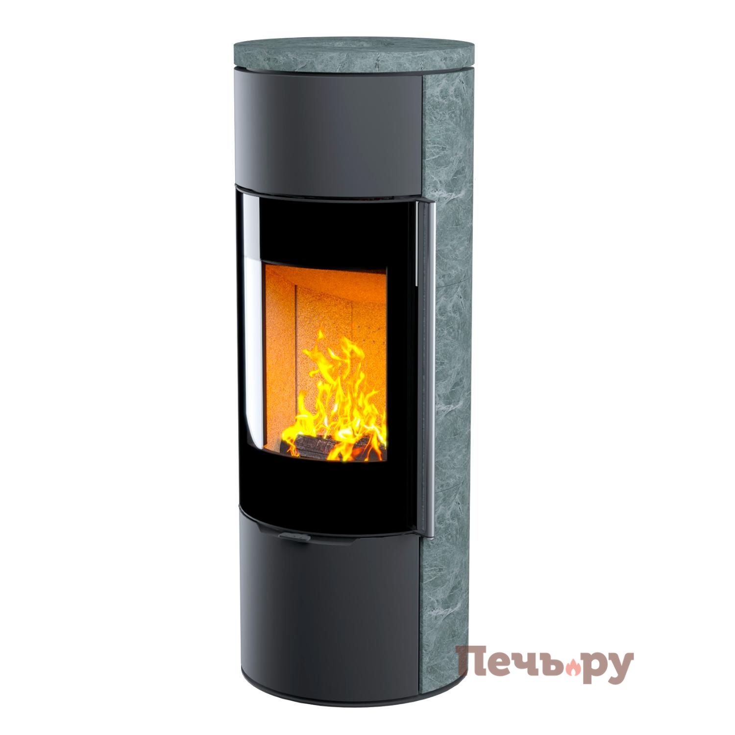 Печь камин Астов R1.0 L K Plus видео