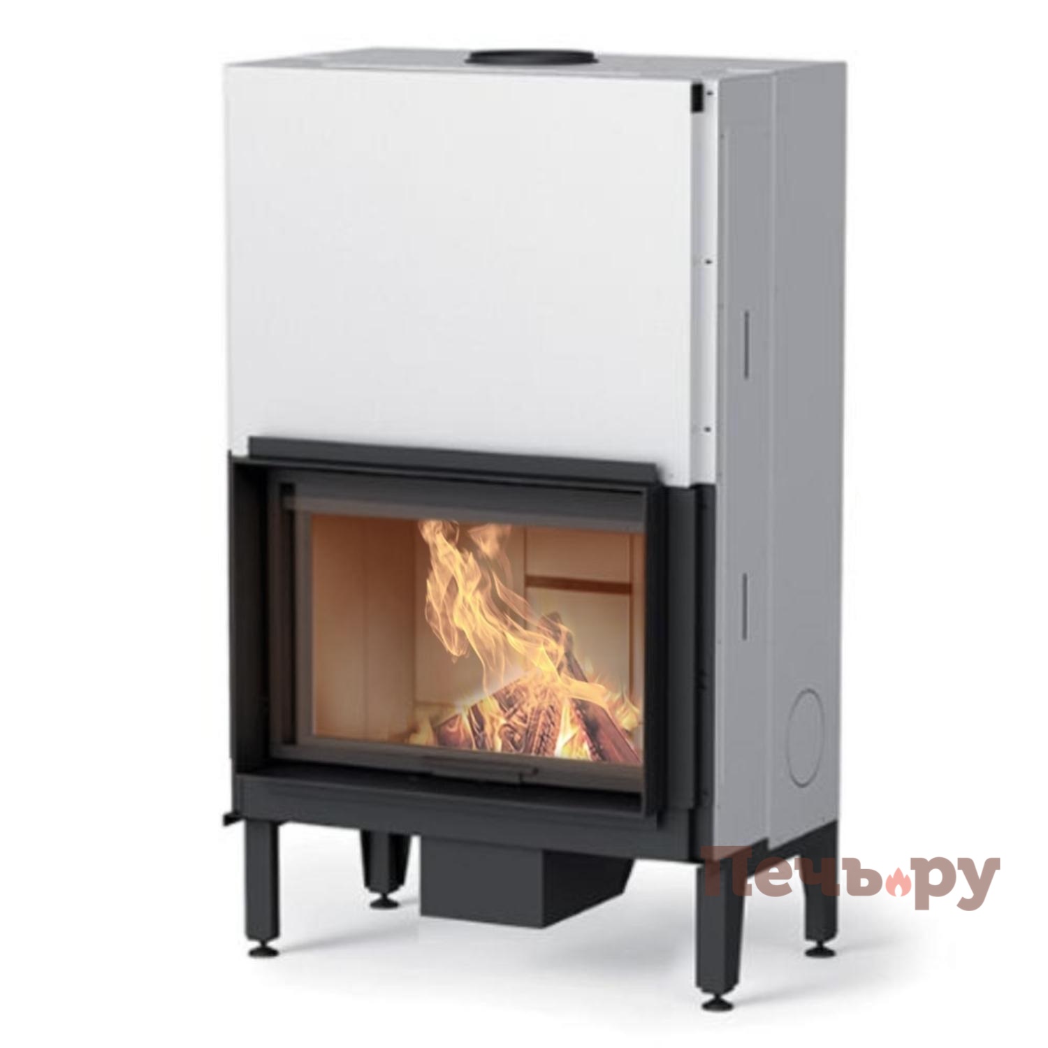 Каминная топка MCZ Plasma 75 прямое стекло видео