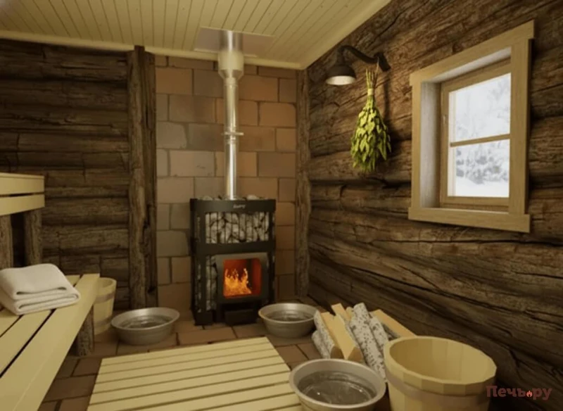 Печь в бане
