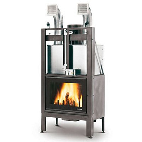 Каминная топка Palazzetti Ecomonoblocco 78 frontale magnofix фото