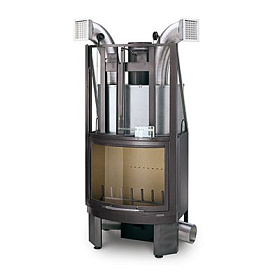 Каминная топка Palazzetti Ecomonoblocco 66 V08-S round фото
