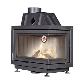 Каминная топка ЭкоКамин Альфа 700 2 стекла фото